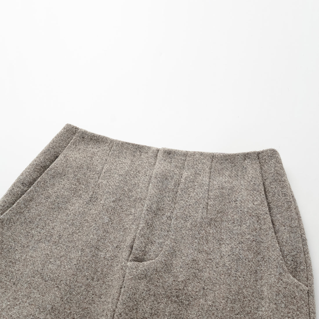 "Westminster Weekdays" Australian Wool Pencil Skirt - Grey