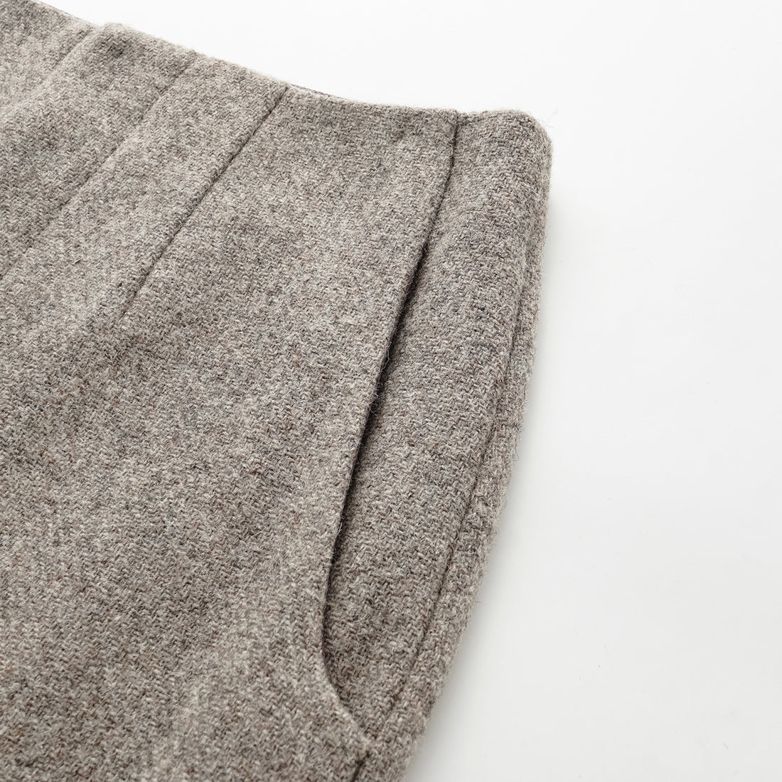 "Westminster Weekdays" Australian Wool Pencil Skirt - Grey