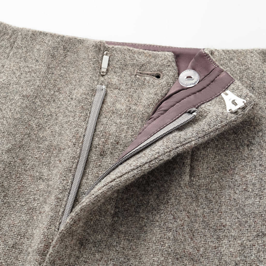 "Westminster Weekdays" Australian Wool Pencil Skirt - Grey