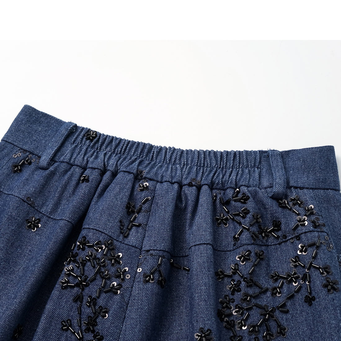 "Spring" Italian Beaded Cropped Pants