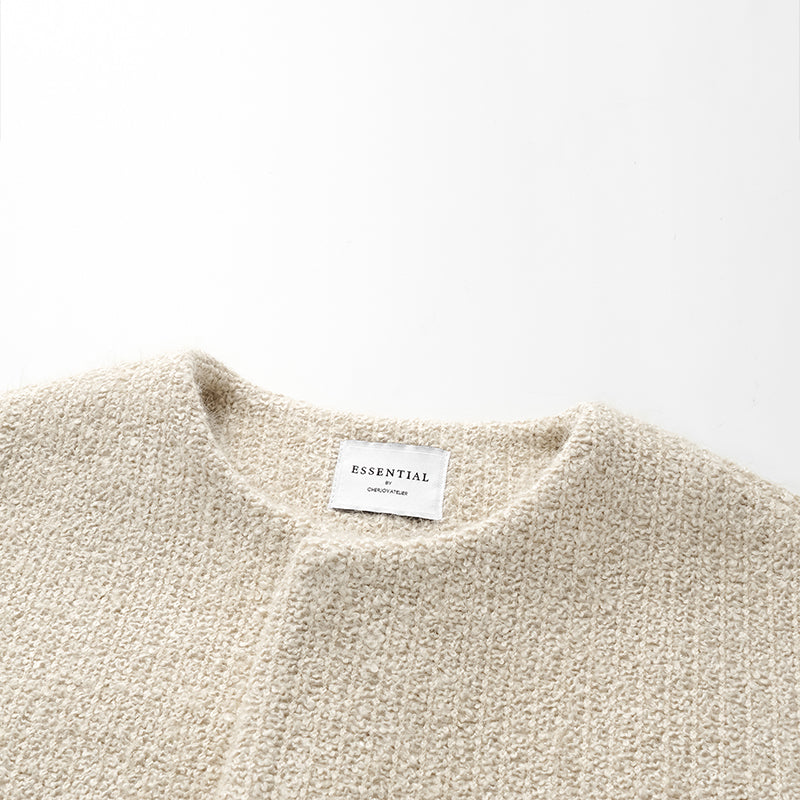 "Chelsea Citywalk." Tweed Oversized Jacket—Lunar Serenade