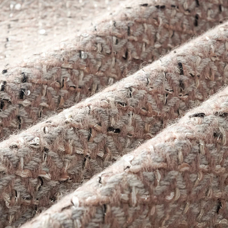 "Chelsea Tea Time" wool tweed pupa coat - Antique Mirage