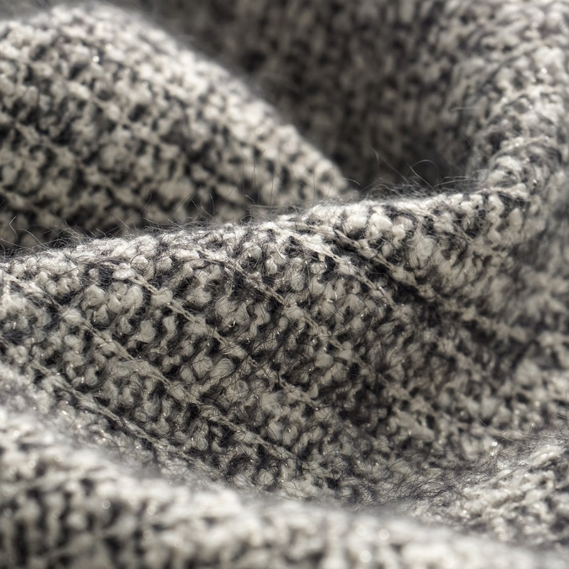 "Chelsea Citywalk." Tweed Shorts—Ashen Radiance