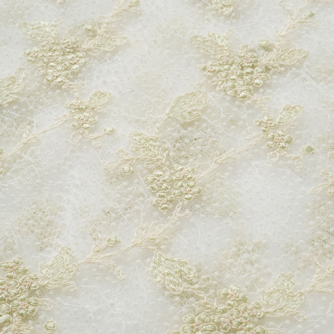 "春裳雅集"法國立體刺繡蕾絲輕國風短袖上衣—Verdant South拾翠江南