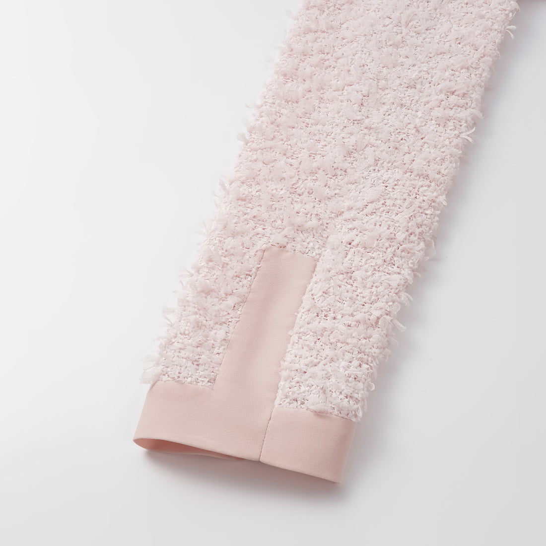 "Breeze boucle" Italian texture light tweed No.10 jacket—When Petals Fall