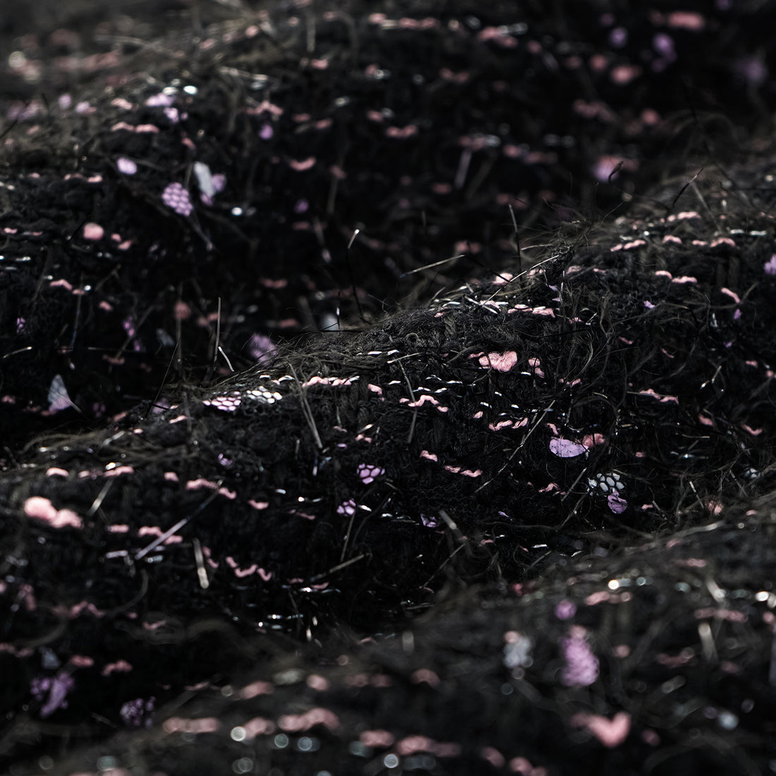"Brunch at Ritz" Tweed A-line Dress—Hidden Pink