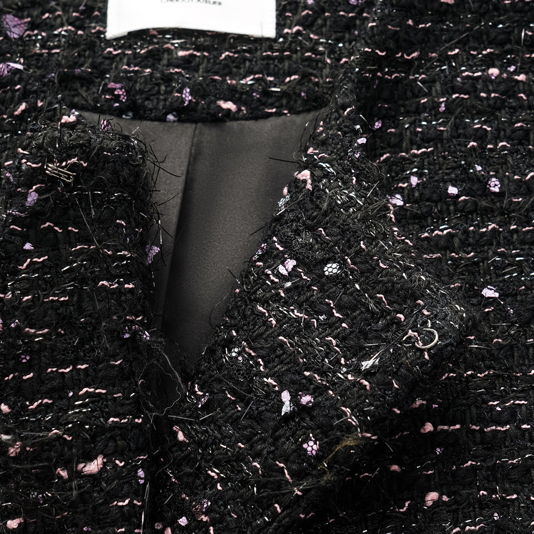 "Brunch at Ritz" Tweed Pupa Coat—Hidden Pink