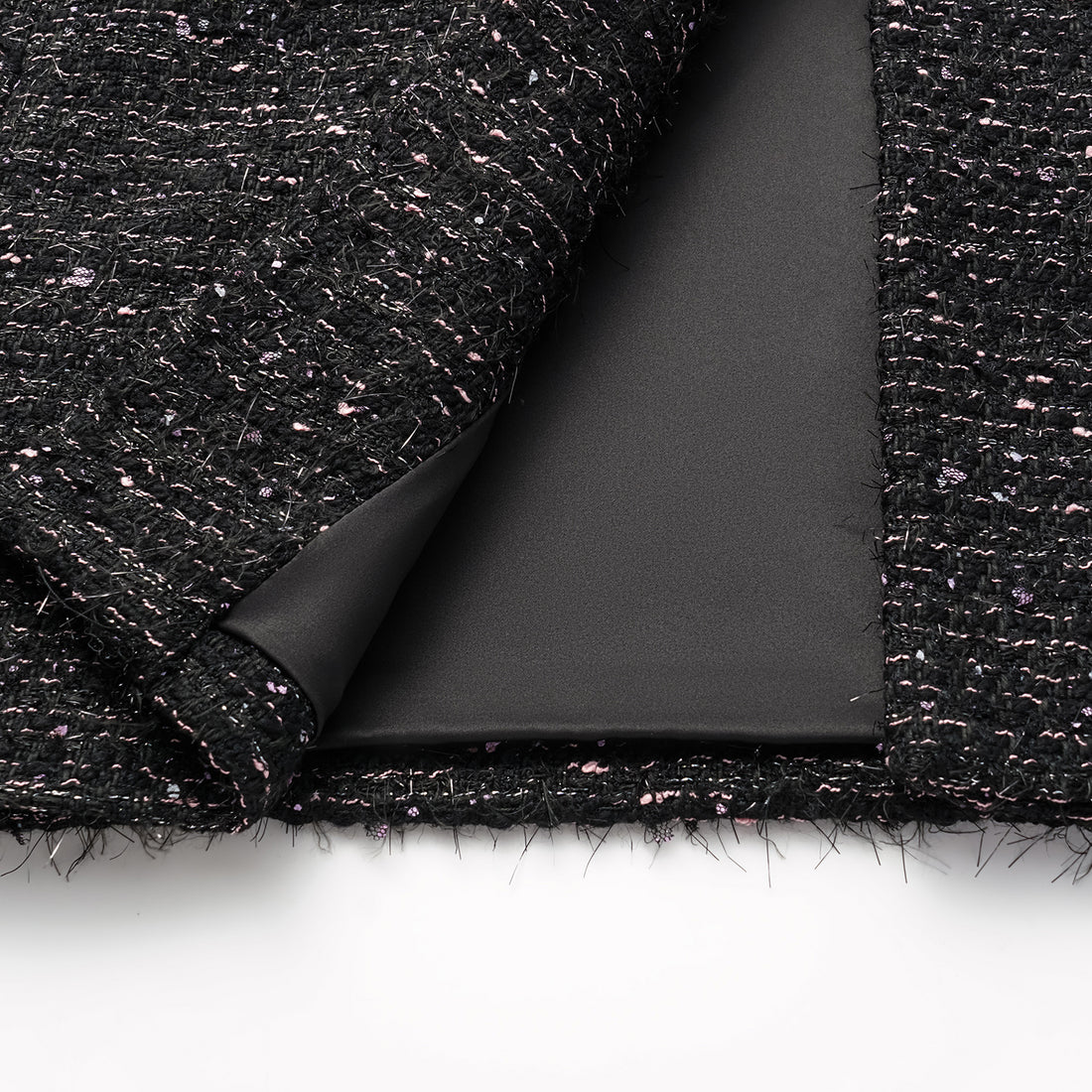 "Brunch at Ritz" Tweed Pupa Coat—Hidden Pink