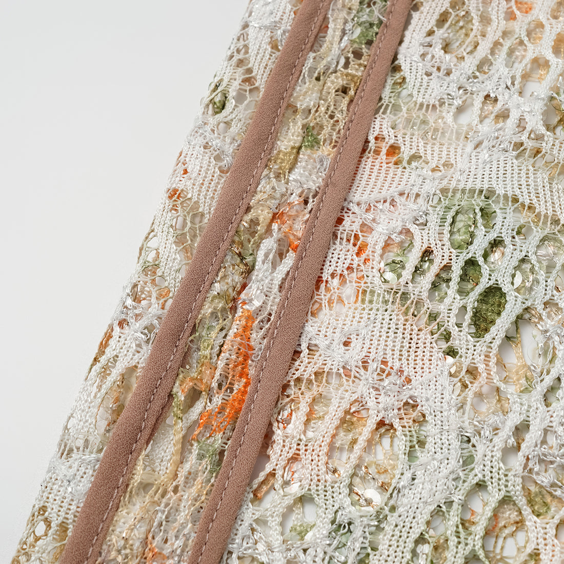 "Imperial Garden Teatime" Italian luxury embroidered lace flared pants - Tea Wild Whisper