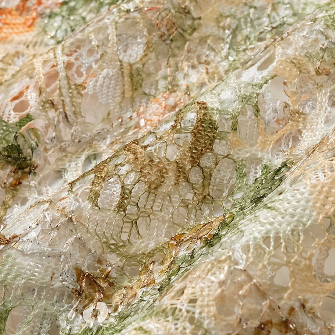 "Imperial Garden Teatime" Italian luxury embroidered lace flared pants - Tea Wild Whisper