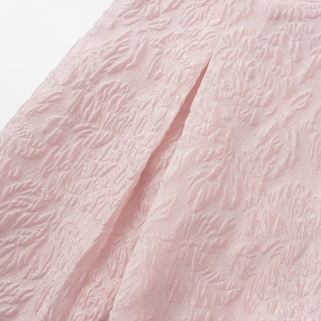 "Weekend at Monaco." 3D Jacquard Shorts—Bubble Gum