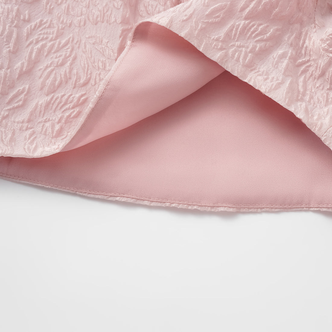 "Weekend at Monaco." 3D Jacquard Shorts—Bubble Gum