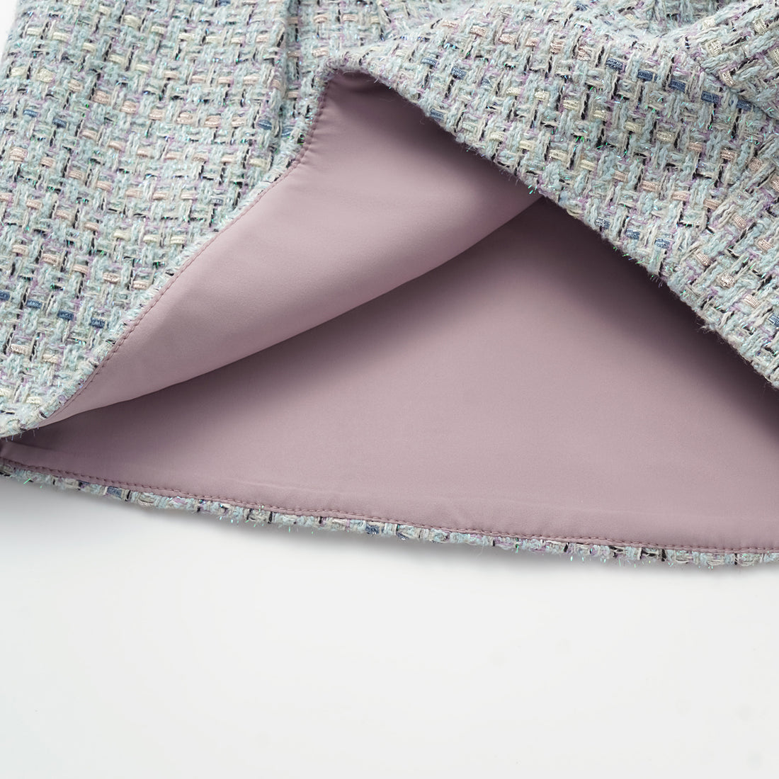 "Chelsea Citywalk." Tweed Shorts—Mojito