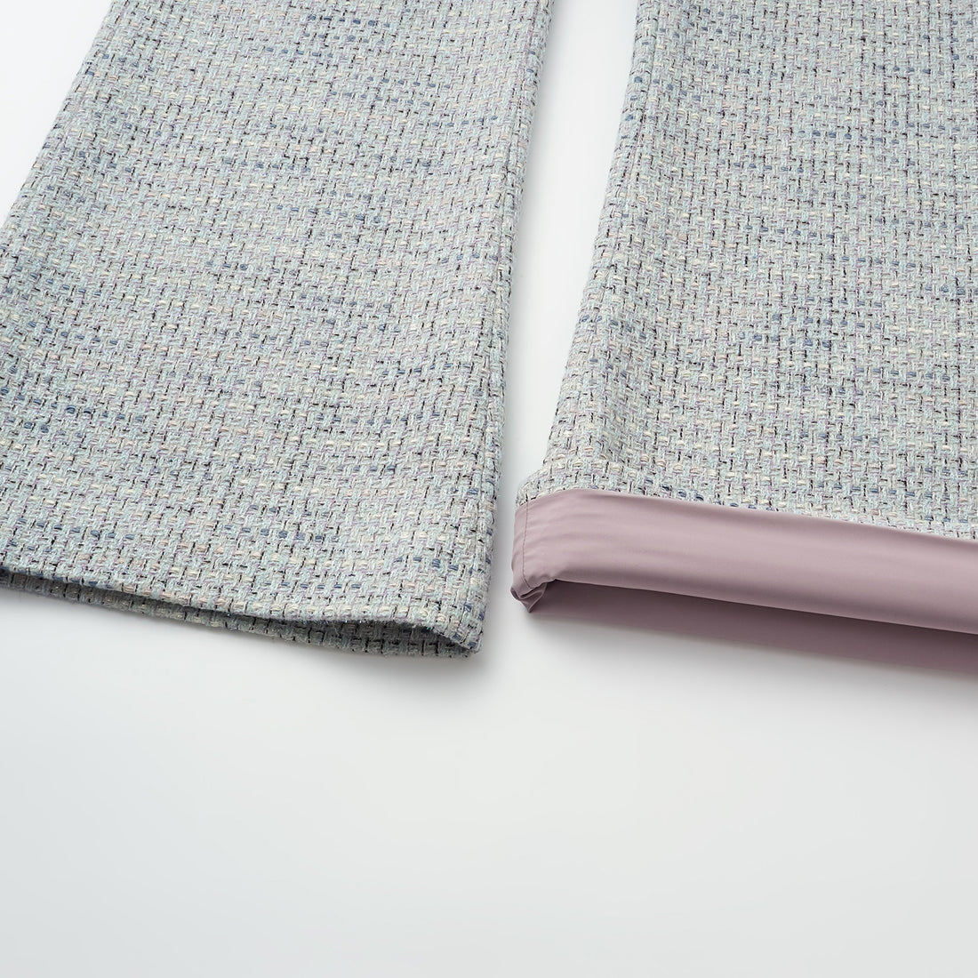 "Chelsea Citywalk." Tweed wide-leg trousers—Mojito