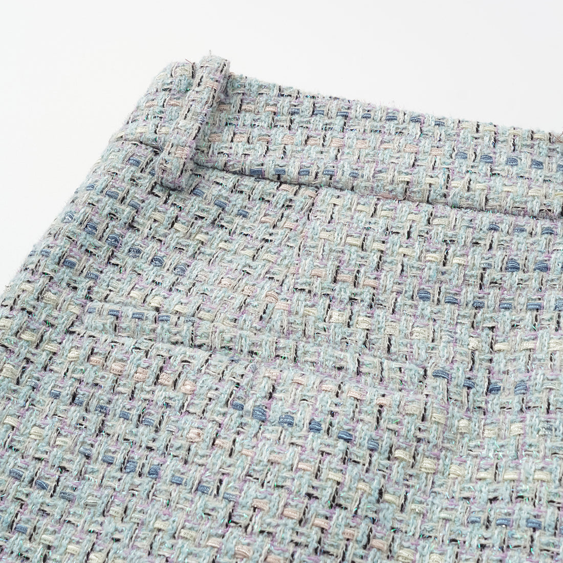 "Chelsea Citywalk." Tweed wide-leg trousers—Mojito
