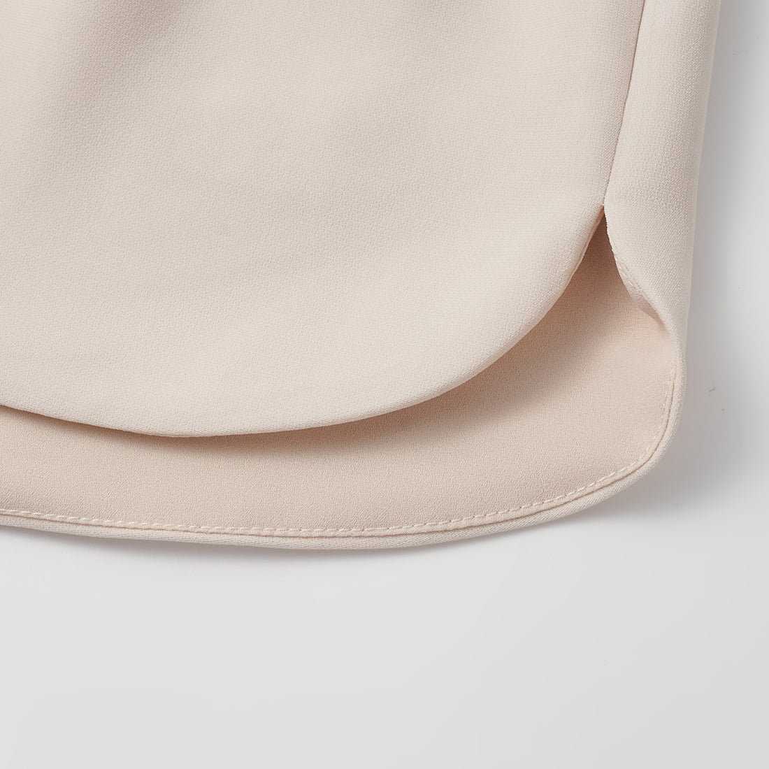 "Easy-go Chic" Textured Acetate Blazer/Shorts Set—Beige