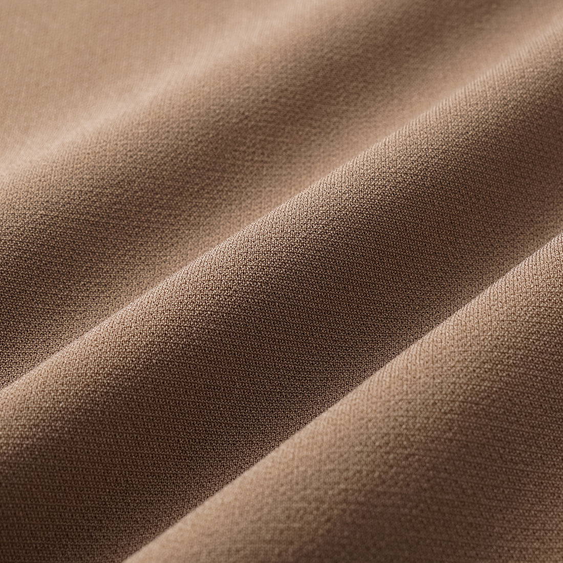 "Easy-go Chic" Textured Acetate 3D Tailored Wide Pants - Mocca