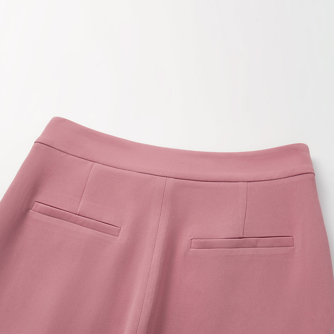 "Easy-go Chic" Textured Acetate 3D Tailored Wide Pants—Dusk