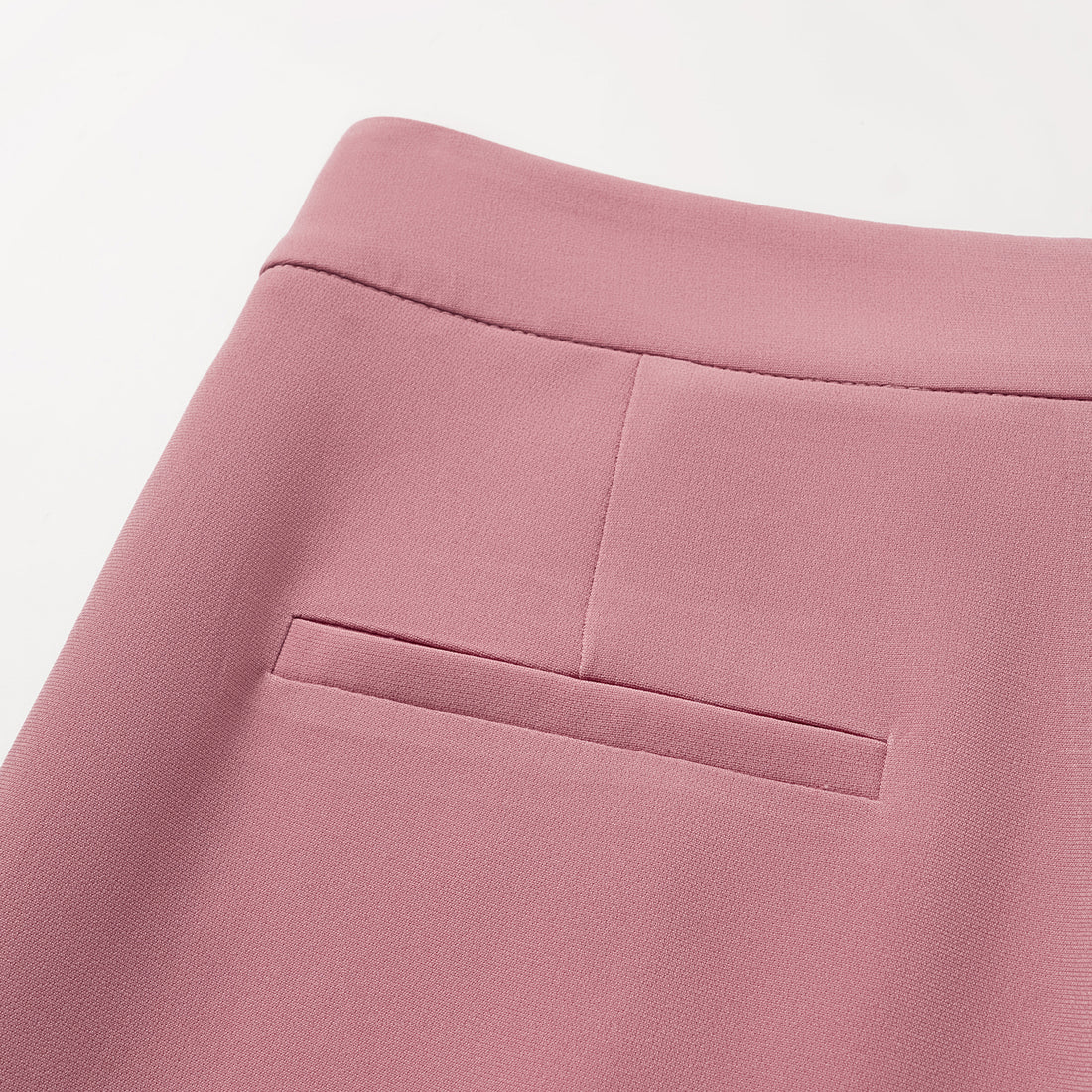 "Easy-go Chic" Textured Acetate 3D Tailored Wide Pants—Dusk