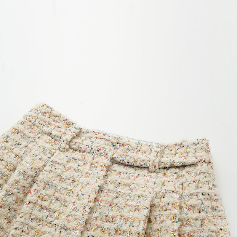 "Afternoon in Los Angeles" Tweed Shorts - Sprinkle