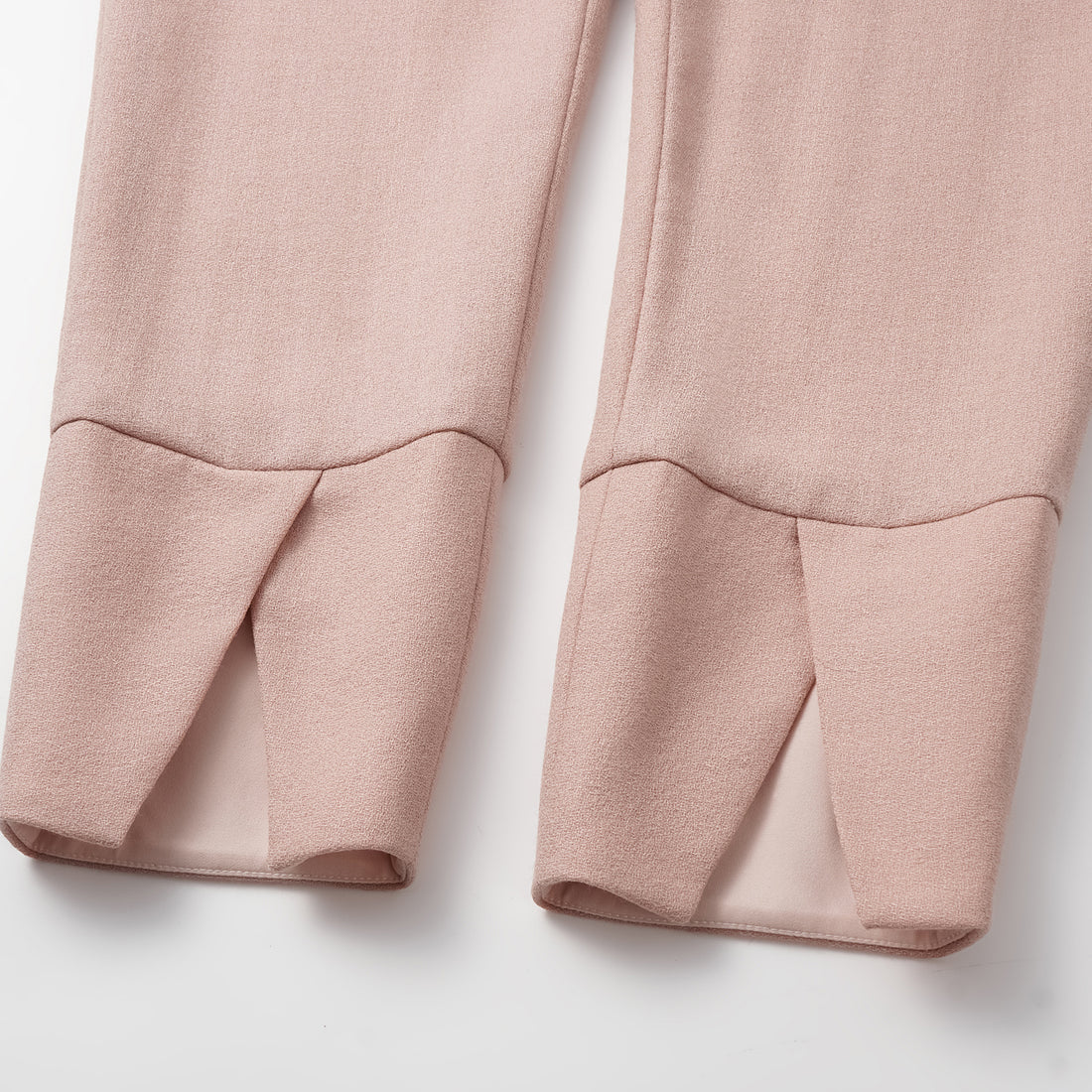 "The Top" British top crepe cropped trousers—Dusk