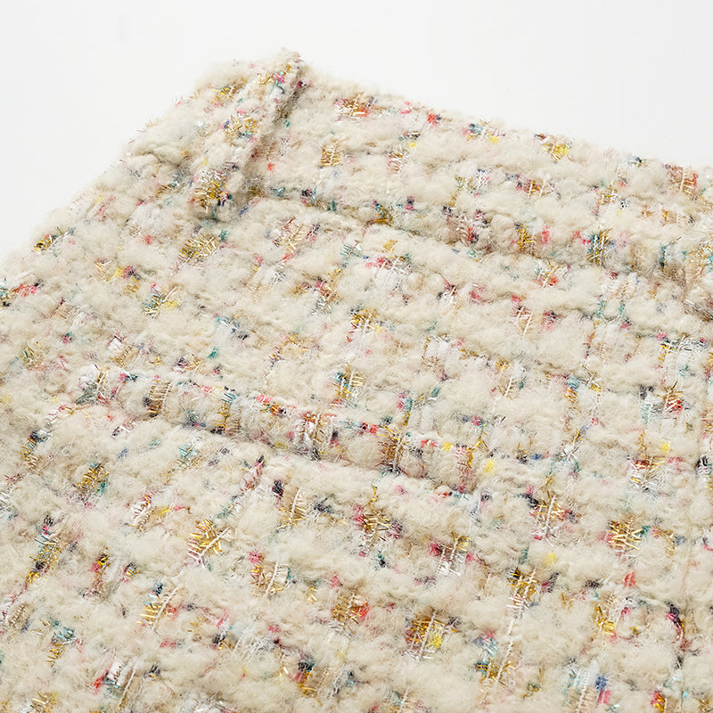 "Afternoon in Los Angeles" Tweed Shorts - Sprinkle