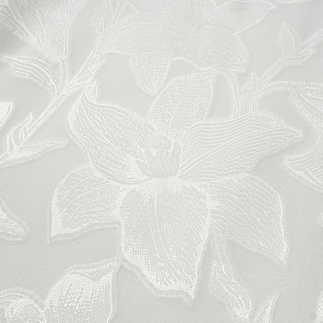 "Imperial Garden teatime" Italian devoré jacquard leg-of-mutton sleeve shirt