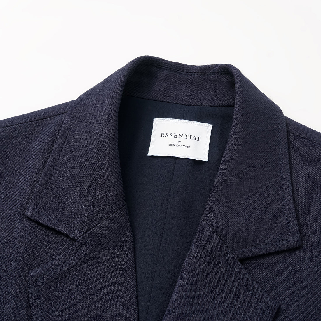 "Weekend at Monaco." Special bamboo texture acetate vest—Ink