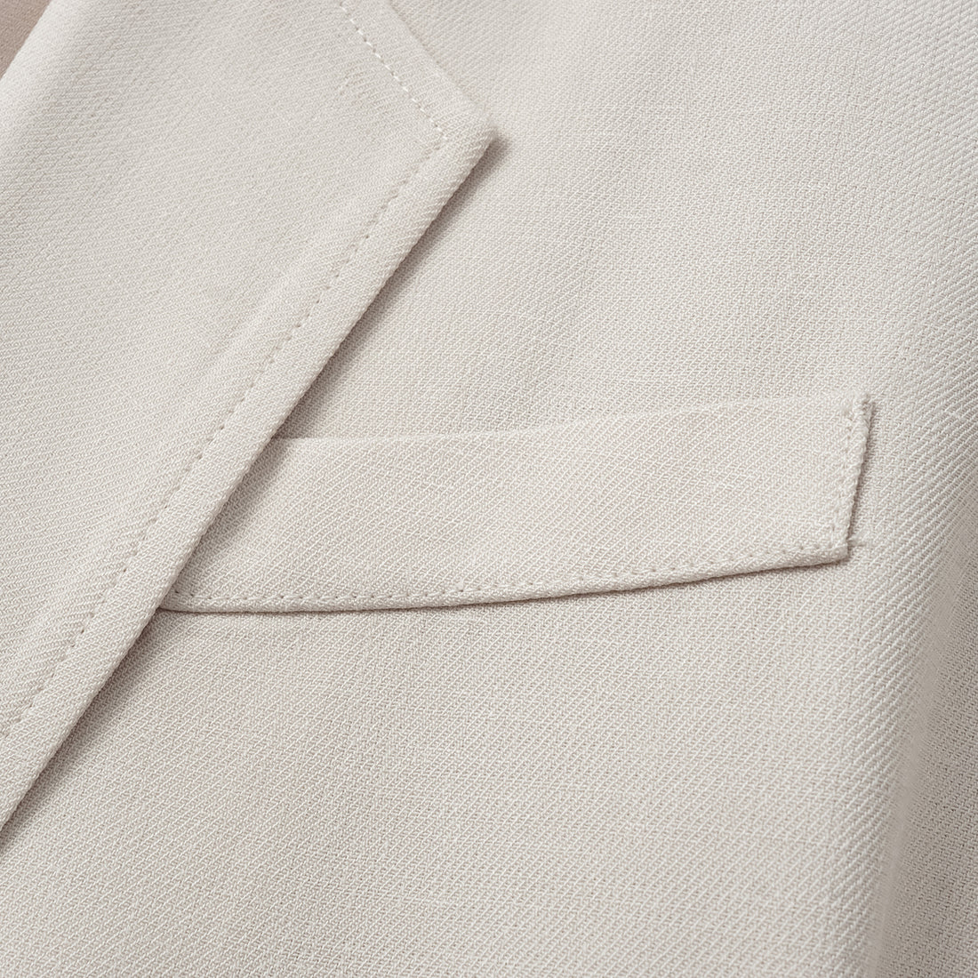 "Weekend at Monaco." Special bamboo texture acetate vest—Beige