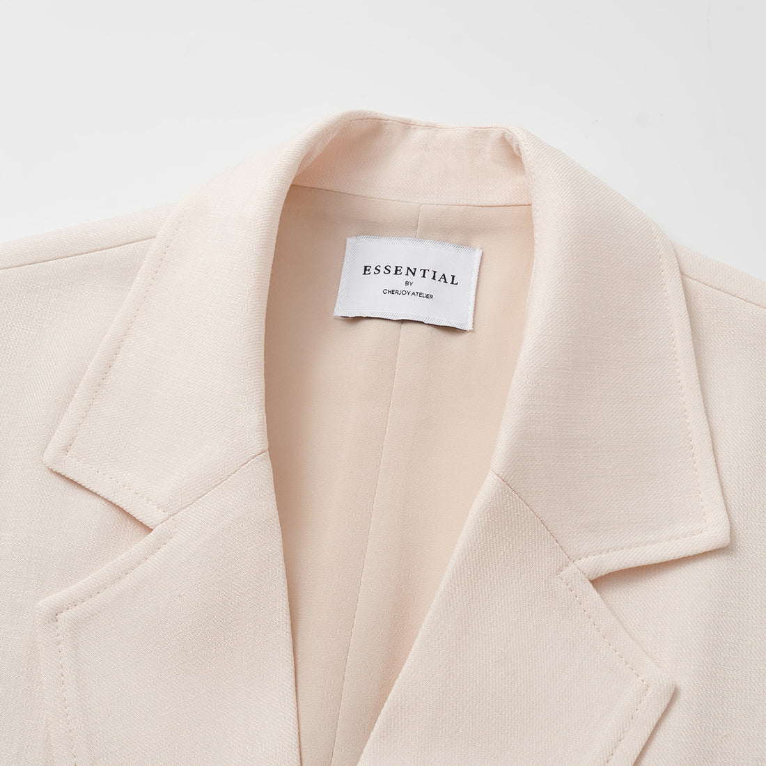 "Weekend at Monaco." Special bamboo texture acetate vest - Ivory