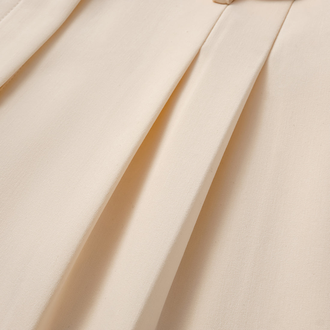"Weekend at Monaco." Italian Textured Shorts—Beige
