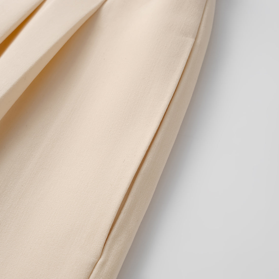 "Weekend at Monaco." Italian Textured Shorts—Beige