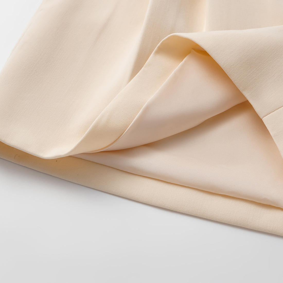"Weekend at Monaco." Italian Textured Shorts—Beige