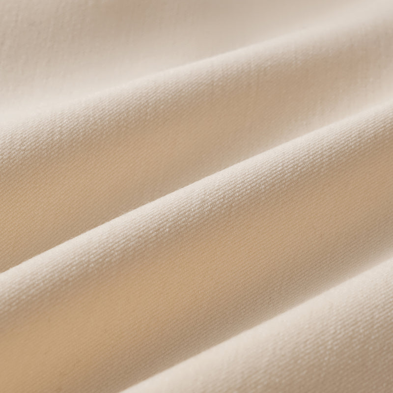 "Weekend at Monaco." Italian Textured Shorts—Beige