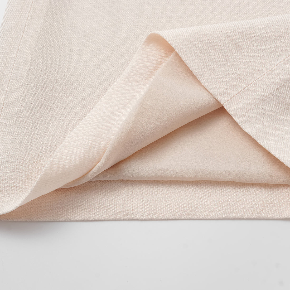 "Weekend at Monaco." Special bamboo texture acetate casual flared pants - Ivory
