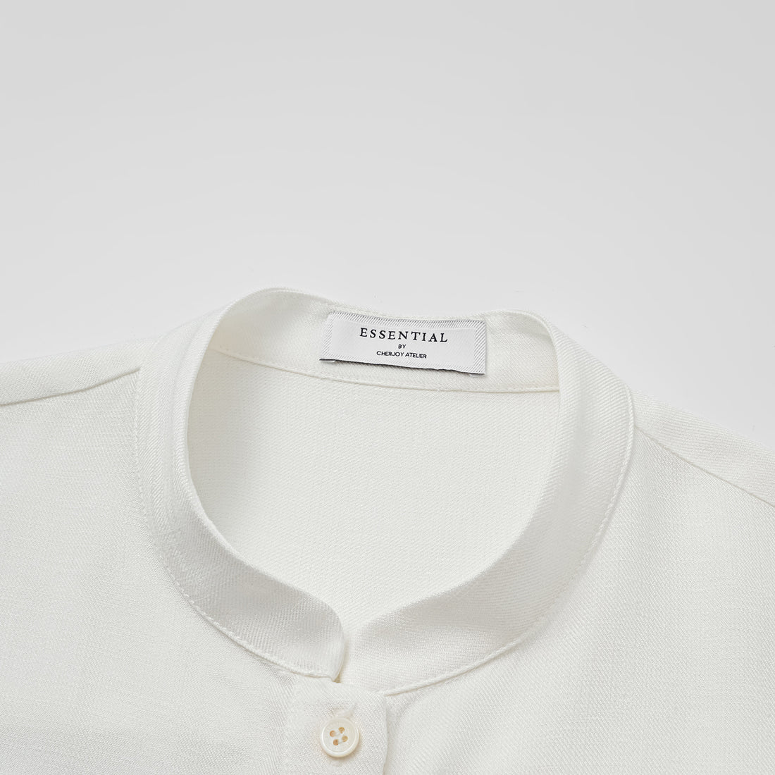 "Intellectual Moment" Special Silk and Bamboo Texture Acetate Shirt - Chenyu