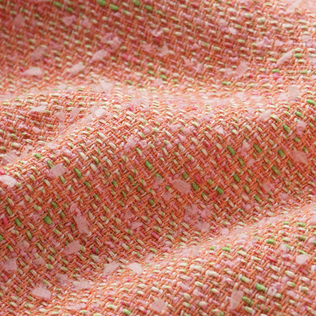 "Chelsea tea time" tweed short-sleeved jacket—Summer Berry Delight
