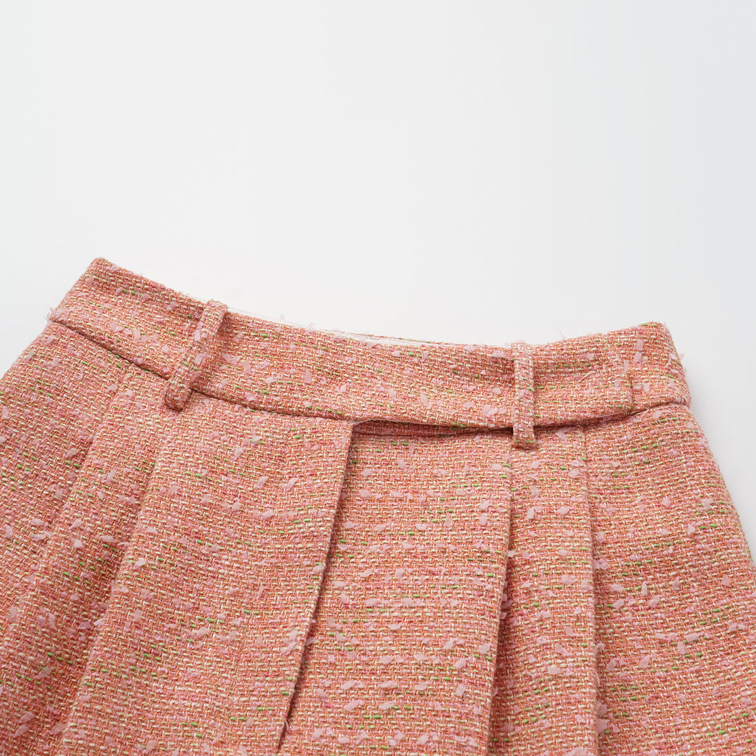 "Chelsea tea time" Tweed Shorts—Summer Berry Delight