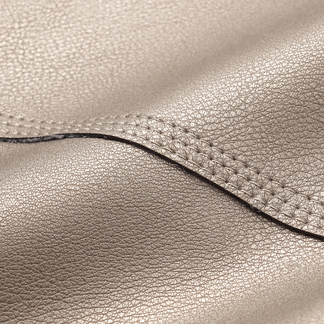 Easy-go Chic” Vegan Leather Cropped Pants—Night Gold