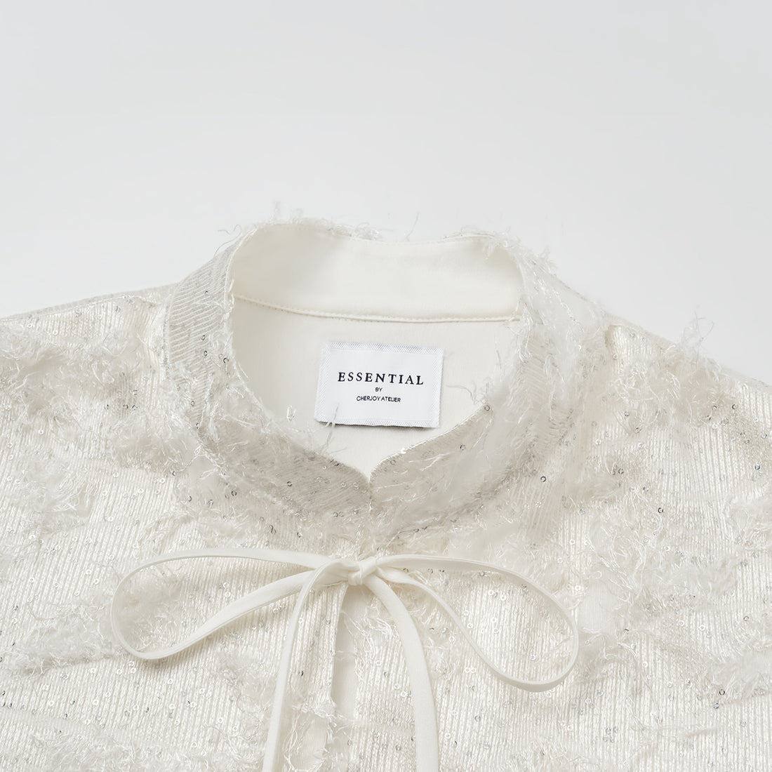 "Imperial Garden Teatime." Italian feather embroidery tassel craft light Chinese style vest - Yunyu