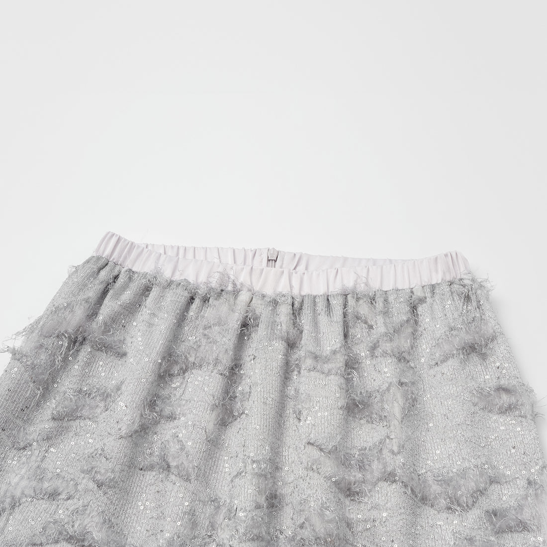 "Imperial Garden Teatime" Italian Feather Embroidery Tassel Craft Wide Leg Pants - Xiyu