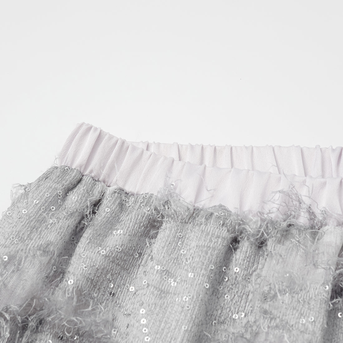 "Imperial Garden Teatime" Italian Feather Embroidery Tassel Craft Wide Leg Pants - Xiyu