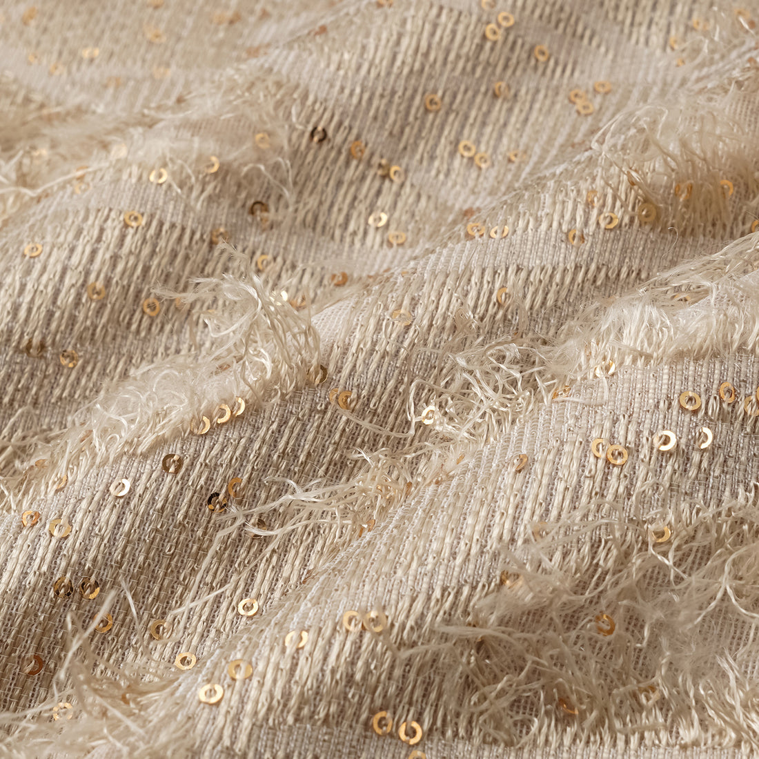 "Imperial Garden Teatime" Italian Feather Embroidery Tassel Craft Wide Leg Trousers - Muyu