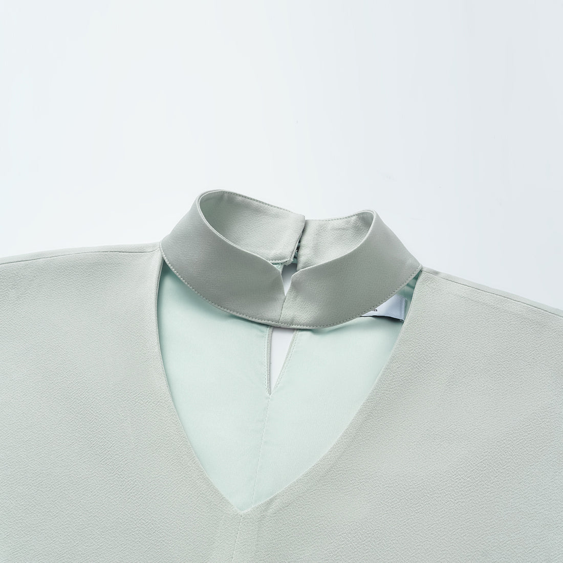 "Spring" hollow cut design light Chinese top - Jasmine