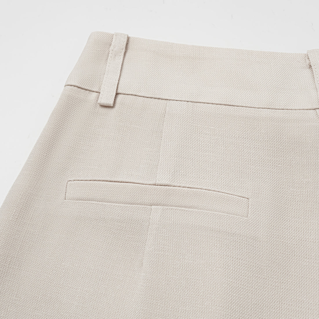 "Intellectual Moment" Special Silk and Bamboo Texture Acetate Shorts - Cha Xi