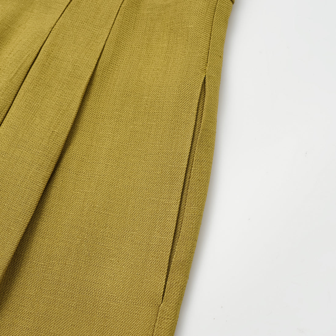 "Intellectual Moment" Special Silk and Bamboo Texture Acetate Shorts - Mu Jiang