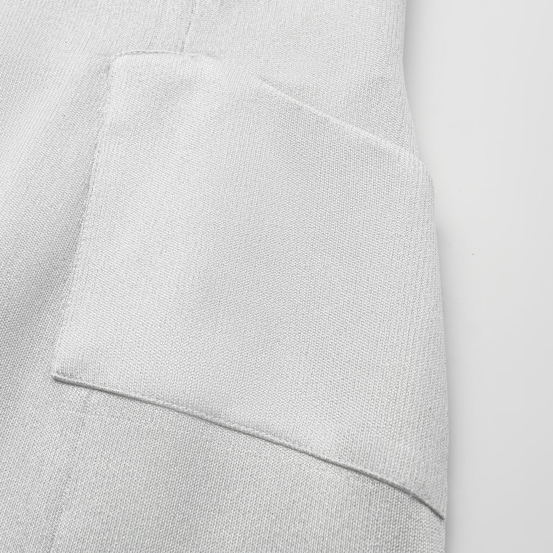 'Easy Go Chic' Acetate Knit Pencil Skirt - Silver