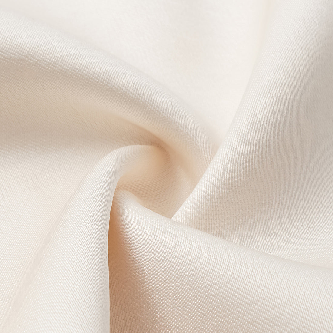 "Weekend at Monaco." Heavy Satin Panelled Tank Top — Ivory