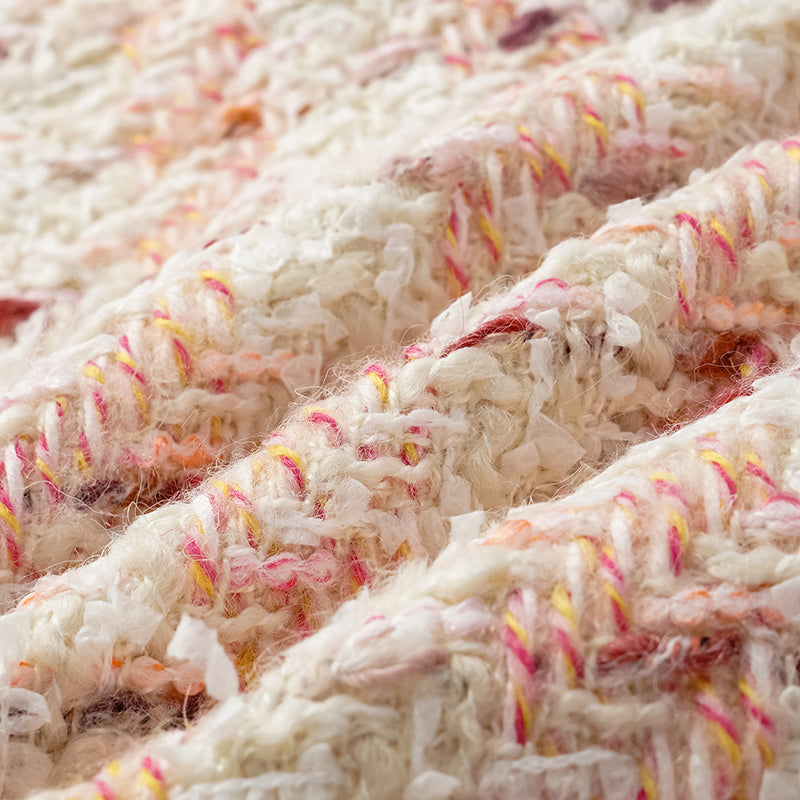 “Brunch at Ritz” Tweed Shorts—Pink Waffle