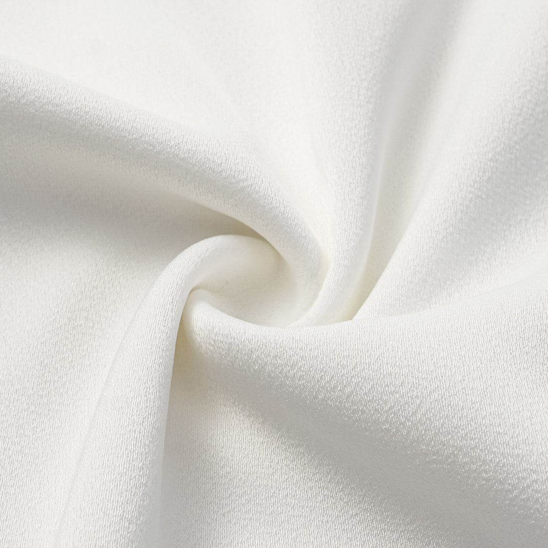 Autumn Diary Pearl Acetate Satin Special Cut Wide Leg Pants - White